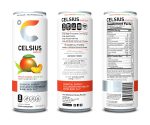 CELSIUS Peach Mango Green Tea, Functional Essential Energy Drink 12 Fl Oz (Pack of 12) - Image 7